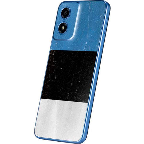 Estonia Flag Distressed Moto G Play 4G (2024) Skin